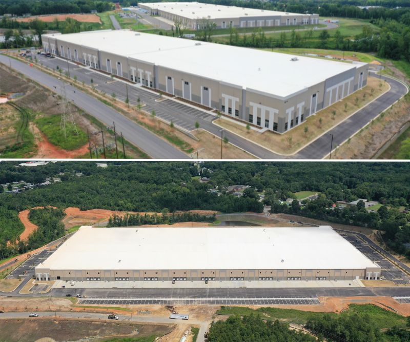 澳门6合开奖直播 completes 2 distribution and warehouse buildings totaling over 946,000 SF in the Gateway85 development.